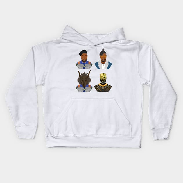 KILLMONGER Kids Hoodie by raichucopper